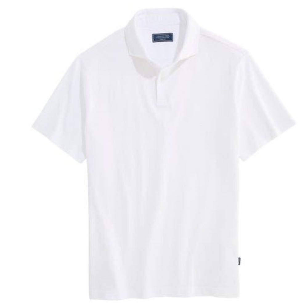 Vineyard Vines Lived-In Pique Polo White Cap Size XXL New With Tags